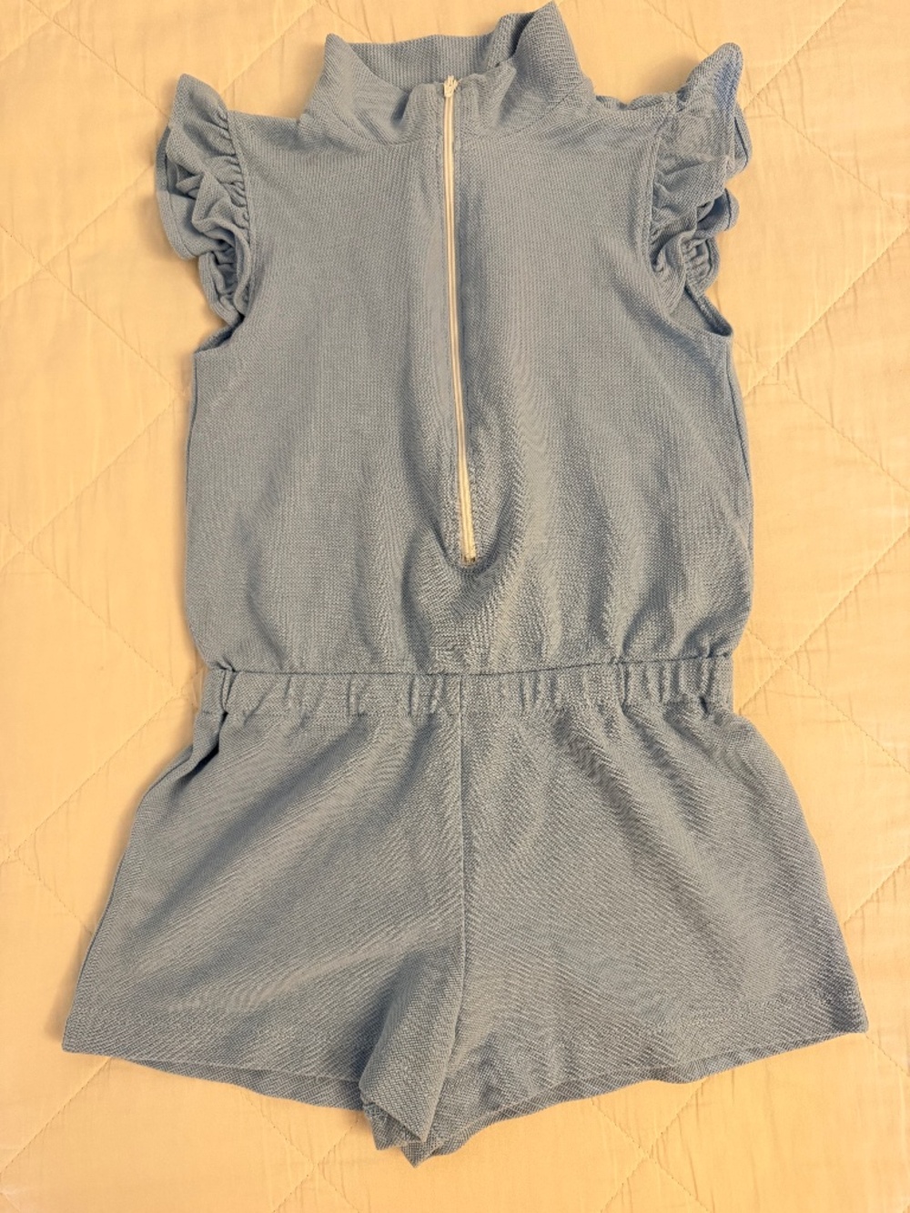 Bella bliss girls pique cotton romper